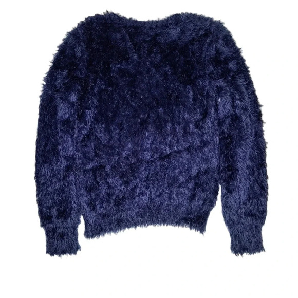 Forever 21 Women's Faux Fur Fuzzy Super Soft Cozy Fluffy Pullover Sweater S NWT - Picture 2 of 10